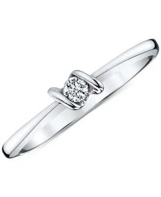 Sirena Diamond Accent Ring in 14k White Gold