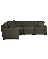 Radley Fabric 4-Piece Sectional Sofa, Created for Macy's