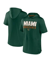 Fanatics Men's Green Miami Hurricanes Core Read Hoodie T-Shirt