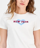 Tommy Jeans Women's Cotton x Nyc Heart Graphic T-Shirt