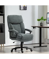 Homcom Big and Tall Office Chair, Up to 450 lbs. Executive Chair for Home