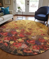 Addison Chantille Machine Washable ACN992 8'x8' Round Area Rug
