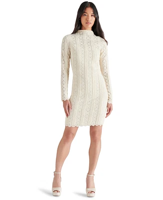 Steve Madden Women's Nafia Mock Neck Mini Dress