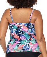 Raisins Curve Trendy Plus Aries Underwire Tankini Top