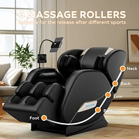 2024 Massage Chair Recliner with Zero Gravity with Full Body Air Pressure
