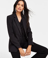 I.n.c. International Concepts Women's Embellished-Star Blazer, Exclusively at Macy's