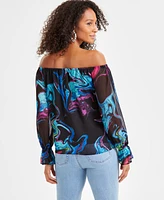 I.n.c. International Concepts Women's Off-The-Shoulder Top, Exclusively at Macy's