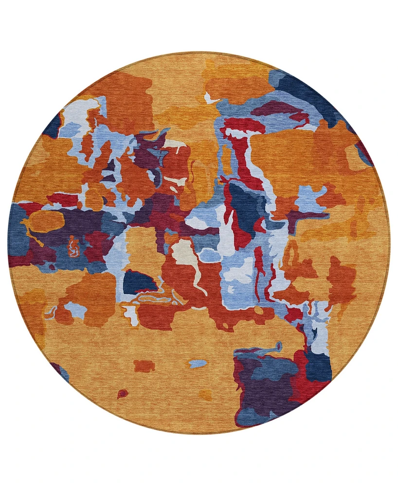 Addison Chantille Mahine Washable ACN1028 8'x8' Round Area Rug