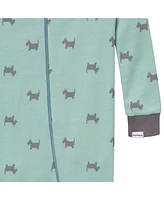 Gerber Toddler Boys' Snug Fit Footless Pajamas, 3-Pack, Safari