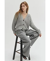 Crescent Women's Presley Textured Cardigan