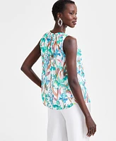 I.n.c. International Concepts Women's Tie-Neck Tank Top, Exclusively at Macy's