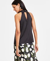 I.n.c. International Concepts Women's Sleeveless Crisscross Top, Exclusively at Macy's