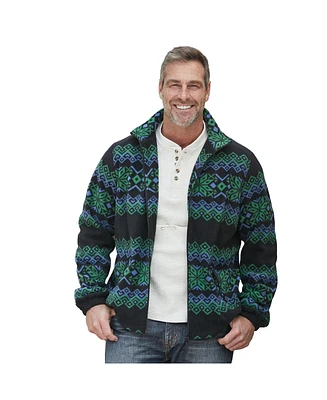 KingSize Men's Big & Tall Explorer Plush Fleece Full-Zip Jacket