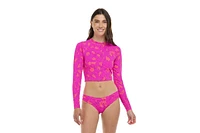 Body Glove Women's Puako Let It Be Crop Rashguard