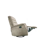 Rocking Swivel Recliner Chair for Living Room, 360 Degree Swivel, Adjustable Modern Reclining Chair, Classic and Traditional Recliner Sofa with Lumbar