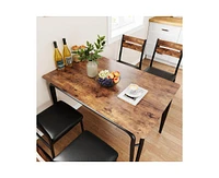 gaomon Dining Table for 2, Small Table and Chairs Set of 2, Square Dinette Set for 2, Dinner Table Set