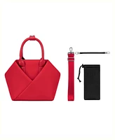 Small Origami Ultra Satin Crossbody Handbag & Tote