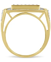 Men's Diamond Statement Ring (1/2 ct. t.w.) in 10k Yellow Gold