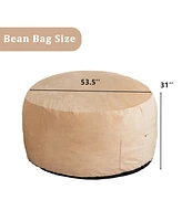 Streamdale Furniture Bean Bag Chair: Giant 5' Memory Foam Furniture Bean Bag Chairs for Adults with Microfiber Cover