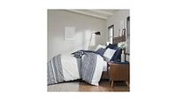 3 Piece Cotton Duvet Cover Set with Chenille Tufting