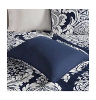 6 Piece Printed Duvet Cover Set
