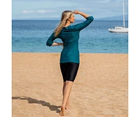 Calypsa Women's Long Bike Swim Shorts