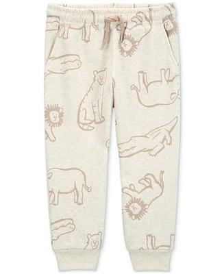 Carter's Toddler Boys Pull-On Animal Print Fleece Pants