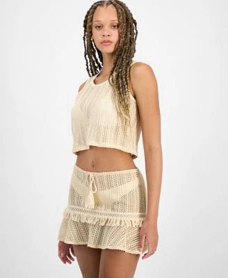 Miken Juniors Crochet Cover Up Tank Crochet Cover Up Skirt Exclusively At Macys