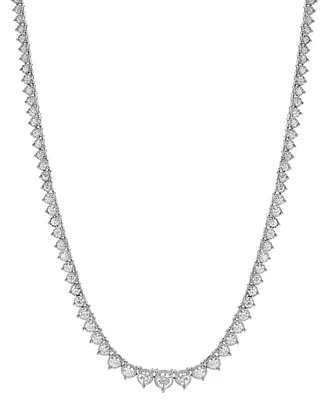 Diamond 18" Tennis Necklace (4 ct. t.w.) in 14k White Gold