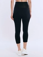 Women's Essential Stretch Secret Fit Over the Belly Maternity Crop Leggings - Motherhood