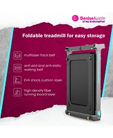 LifeSmart Denise Austin WalkingPad Foldable Treadmill for Small Spaces, 56.6"x29.3"x39.5