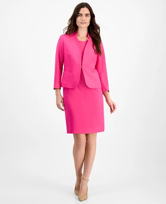 Le Suit Petite Cutout Kissing Jacket & Sheath Dress Regular Sizes