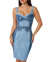 Guess Women's Lidia Denim Sleeveless Dress