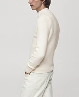 Mango Men's Perkins-Collar Knit Sweater