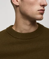 Mango Men's Wool-Blend Knit Sweater