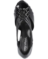 Easy Street Women's Oceana Peep Toe Pumps