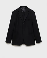 Mango Men's Slim-Fit Wool Blazer