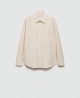 Mango Men's Regular-Fit Oxford Cotton Shirt