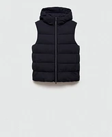Mango Men's Water-Repellent Quilted Vest
