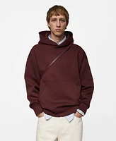 Mango Men's Relaxed-Fit Hooded Sweatshirt