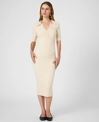 French Connection Women's Cosysoft V-Neck Midi Dress