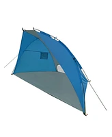 Drift Creek Outdoor Canopy Beach Shelter Sun Shade Tent with Carry Bag, Blue