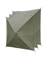 Quick-Set Clam Quick Set Screen Hub Green Fabric Wind & Sun Panels Accessory Only (6 Pack)