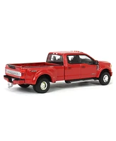 Greenlight Collectibles 1/64 2020 Ford F-450 Platinum Super Duty Dually Pickup Truck Red Exc. 51394-b