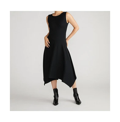 Universal Standard Plus Aspen Rib Asymmetrical Dress