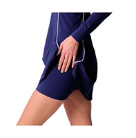 G Lifestyle Clothing Women's G Lifestyle Color Block Long Sleeve Dress