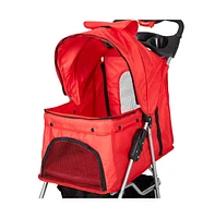 Slickblue Elite Folding Pet Stroller - Jogger Carrier for Kittens, Puppies, Dogs, and Cats