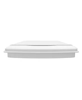 Rev-a-Shelf 35 qt. Trash Can Replacement Lid, White (Lid Only), Rv-35-lid-1