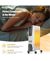 Skonyon 1500W Electric Space Heater with Adjustable Thermostat