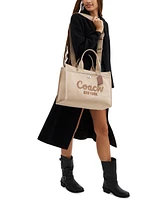 Coach Cargo Canvas Tote Bag 42